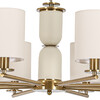 Миниатюра фото подвесная люстра lumion eclate 8412/8 латунь | 220svet.ru